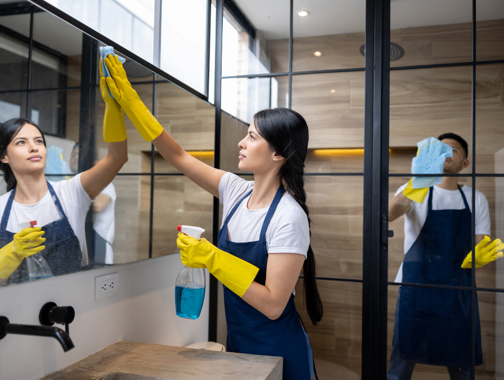 équipe de femme et homme de ménage Laurentides